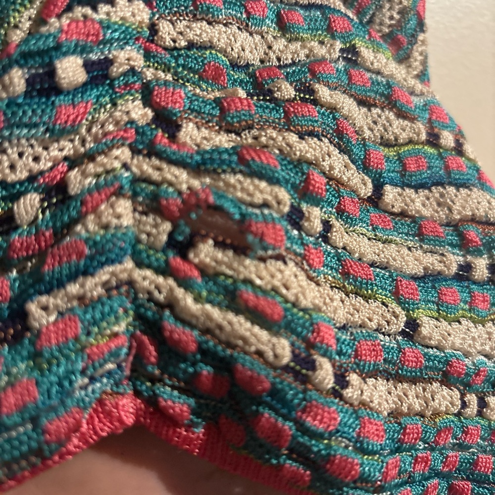 Missoni Textured Multicolor Halter Top - Picture 6 of 7